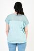 Picture of CURVY GIRL TURQUOISE T SHIRT